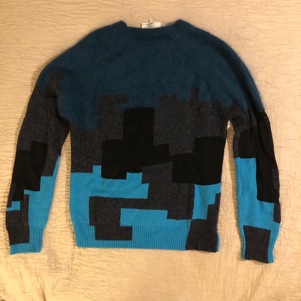 CASHMERE Phillip Lim multi material knit cashmere sweater - Picture 4 of 15